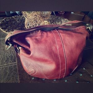 Coach Leather Hobo Purse (mini)